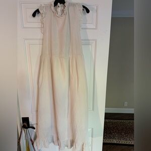 Urban Outfitters Sleeveless Ruffle Gauze Dress